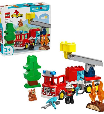 Lego Duplo Bouwspel with colorful blocks and figures, designed for young children to build and play creatively.