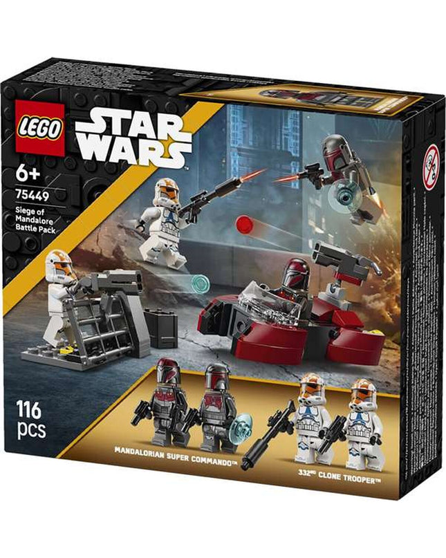 Lego 75449 building toy set with colorful Lego bricks and accessories for creative construction fun.
