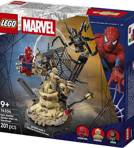 Lego Marvel Bouwspel 76334, colorful superhero-themed building toy from Lego, featuring detailed Marvel character figures and structures.