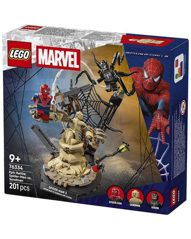 Lego Marvel Bouwspel 76334, colorful superhero-themed building toy from Lego, featuring detailed Marvel character figures and structures.