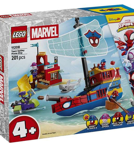 Lego Marvel Bouwspel 11208, colorful building toy set with Marvel superhero figures and accessories for imaginative play.