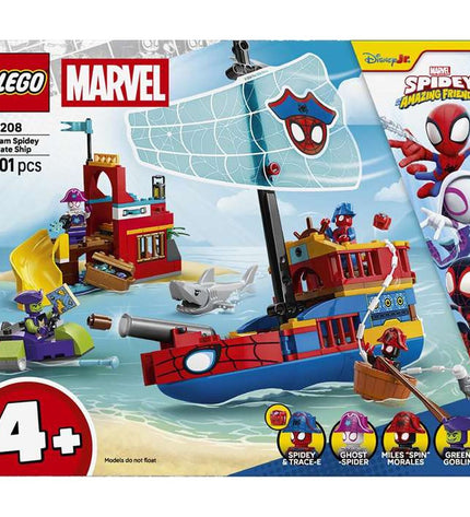 Lego Marvel Bouwspel 11208 toy set featuring colorful building blocks and Marvel superhero characters for imaginative play.