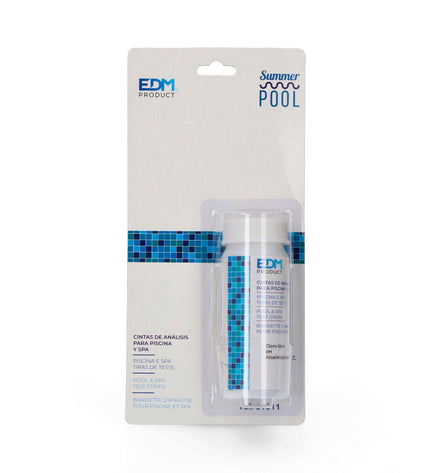 EDM EDM 81011 pH meters for gardens, pools, and hot tubs, shown in a pack of 50, used for water quality testing