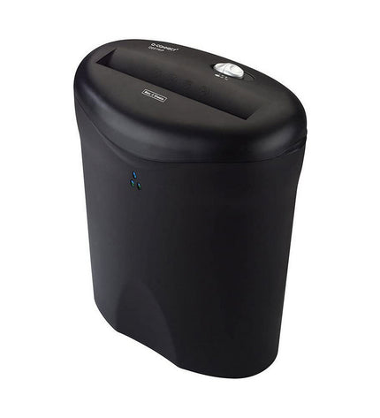 Rexel Papierversnipperaar KF15541, a compact office paper shredder with a transparent bin for office paper disposal.