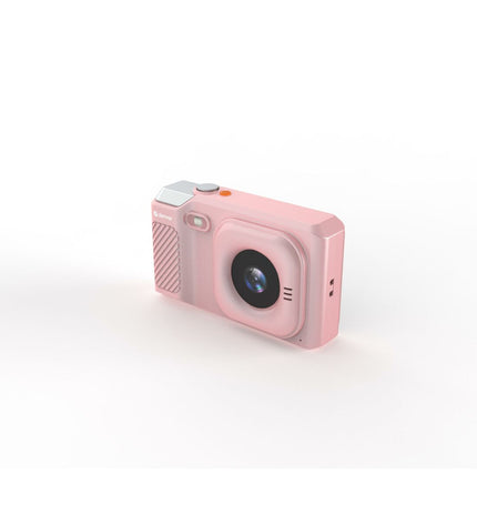 Digital camera by Denver Electronics showing front view with lens, buttons, and compact design for photography and videography.