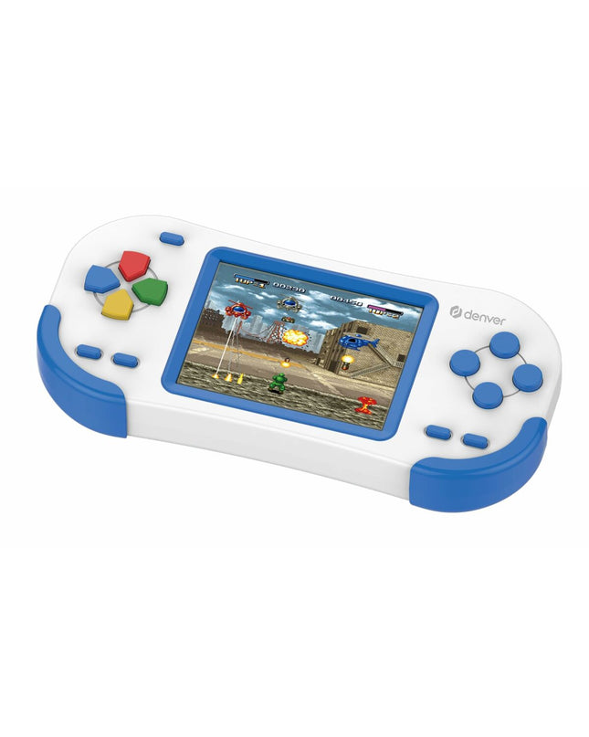 Electronic toy laptop Denver Electronics GMP-295 with colorful buttons and screen, designed for kids' educational fun.