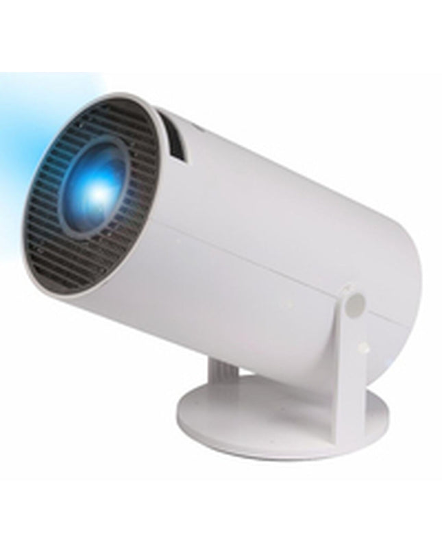 Denver Electronics PR-2500 projector displaying a 1920x1080 high-definition screen for home theater and video entertainment.