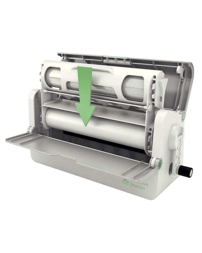 Xyron Lamineerapparaat in transparant, kantoorartikelen and schrijfwaren, electronic laminator for office use