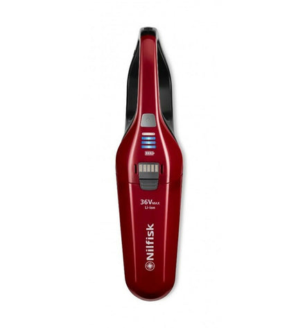Nilfisk EASY steel stofzuiger for home cleaning, vacuuming, and floor maintenance with durable stainless steel design.