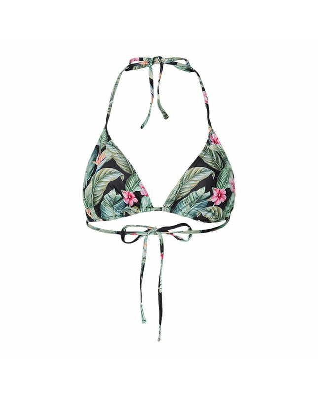 Pieces Beha Pieces Pcbaomi Triangle Bc Groen bikini top for sport and watersport, featuring a vibrant green triangle design.