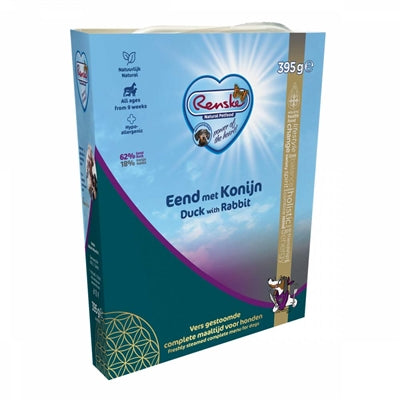 Renske fresh meat duck / rabbit 10 x 395 g