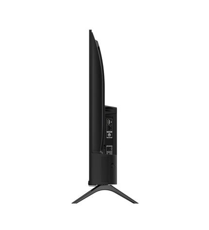 TCL 32-inch HD LED Smart TV with HDR display, slim design, and screen turned on showing a colorful image.