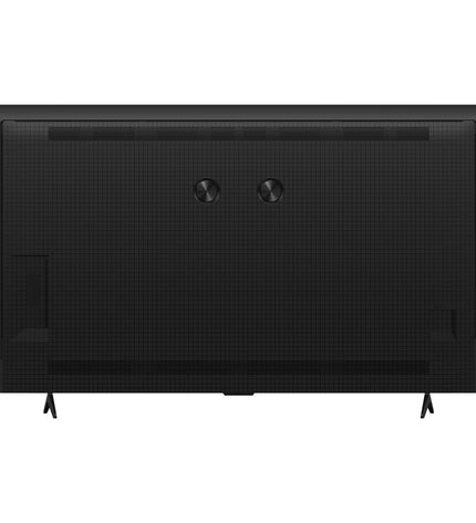 TCL 85-inch 4K Ultra HD HDR QLED smart TV displaying vibrant colors and a sleek black bezel in a modern living room setting.
