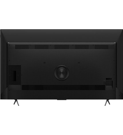 TCL 65-inch 4K Ultra HD HDR QLED Smart TV with sleek black bezel, displaying vibrant home entertainment content.