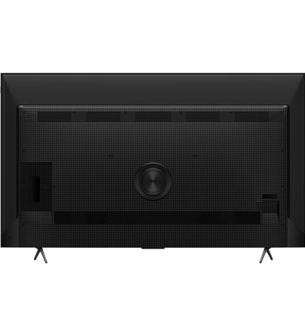 TCL 55-inch 4K Ultra HD HDR QLED Smart TV displaying vibrant images, sleek black screen with slim bezel