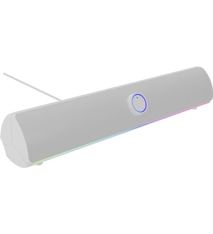 Genesis NCS-2305 Wit soundbar for audio and hi-fi, sleek electronic audio equipment with a modern white finish.