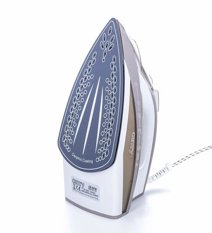 Camry CR 5018 steam iron with 3000W power, featuring a sleek design and adjustable steam settings for efficient ironing.