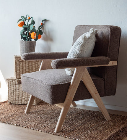 Kidsdepot armchair Anouk - taupe