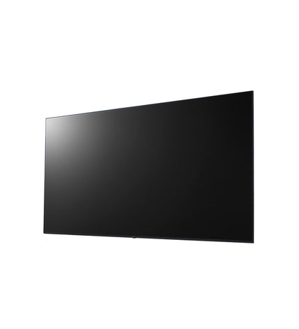 LG 86-inch 4K Ultra HD IPS D-LED Smart TV showing a vibrant screen with sleek black bezels for home entertainment.
