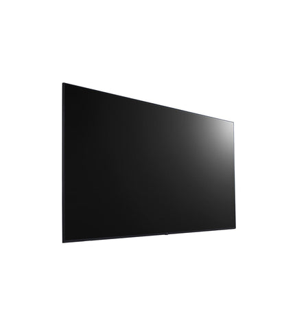 LG 86-inch 4K Ultra HD IPS D-LED Smart TV showing a vibrant home entertainment scene