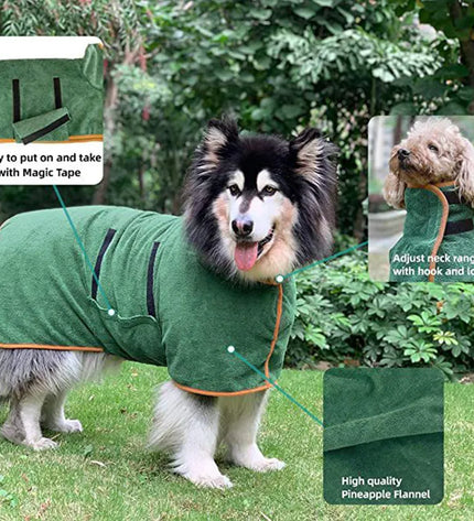Pet Bathrobe Fast Drying Towel