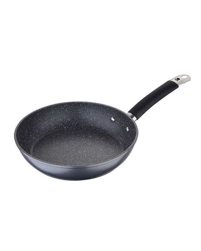 Masterpro Pan Masterpro BGMP-3281-BK 24cm hard-anodized aluminum cookware for home cooking, with a black finish.