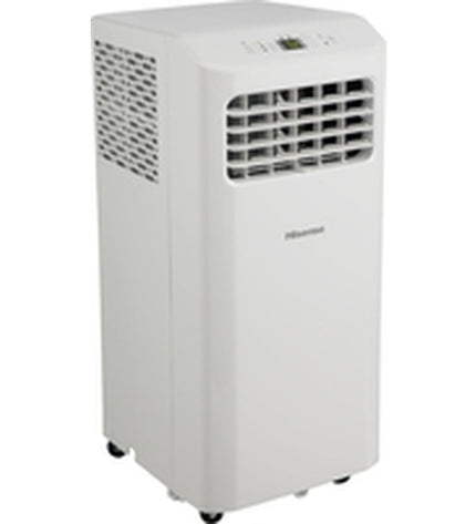 Hisense VAPC09 portable air conditioner unit with vents and control panel for home cooling.