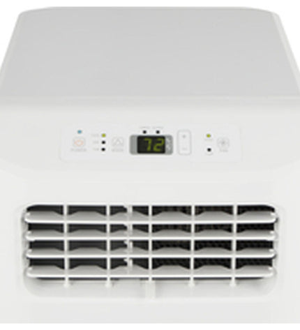 Hisense VAPC09 portable air conditioner for home cooling, shown with vents and control panel in a modern living space.