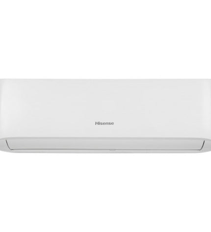 Hisense portable air conditioner CA25YR03 in white with adjustable vents and control panel, suitable for home cooling.