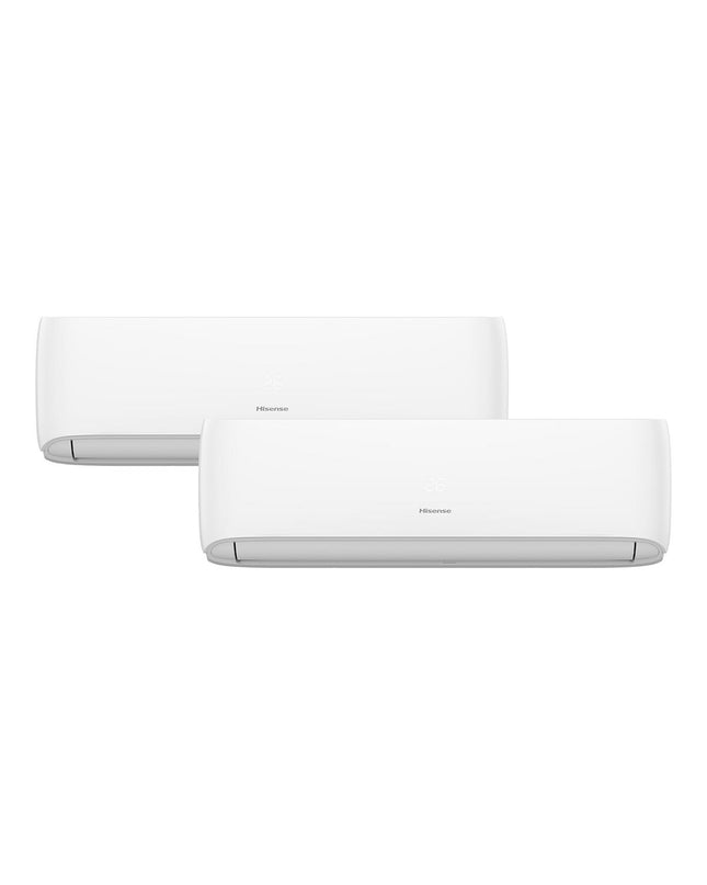 Hisense portable air conditioner model 2AMW52CF912 showing vents and control panel in a home setting.