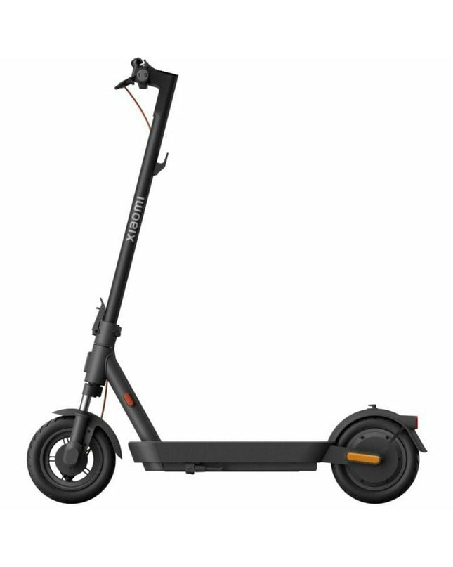 Black Xiaomi BHR9610ES electric scooter, urban mobility sport and outdoor device, shown from a side angle with handlebar and deck visible.