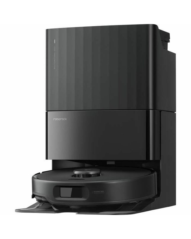 Roborock QREVO EDGE 5V1 robot stofzuiger voor huis schoonmaken, met ronde vorm en polish oppervlak.