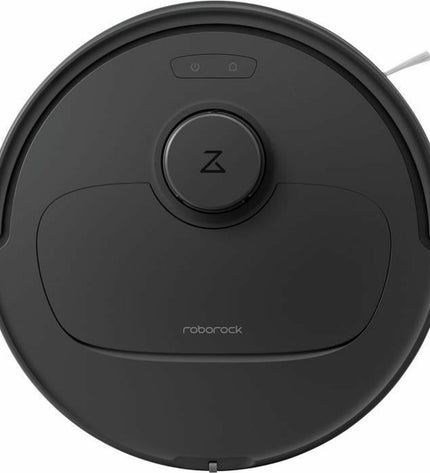 Roborock QR 598 robot stofzuiger on clean floor, featuring sleek design for home cleaning and floor maintenance.