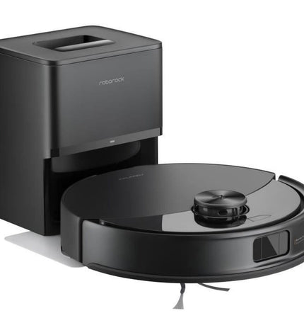 Roborock robot stofzuiger op vloer, automatisch schoonmaken en stofzuigen voor huis en keuken.