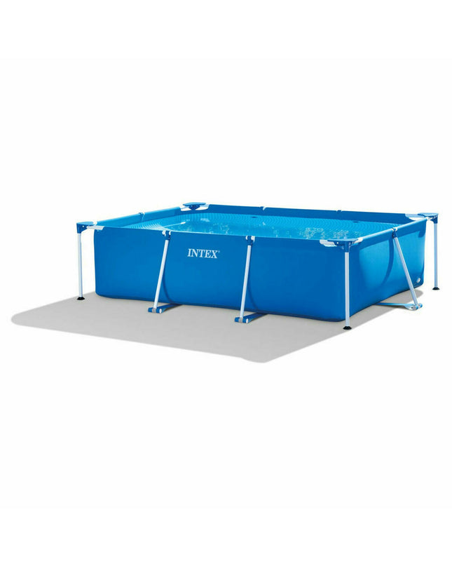 Intex removable pool with 220x150x60 cm dimensions and 1662L capacity, suitable for garden swimming and relaxation.
