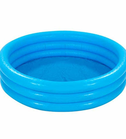 Intex inflatable children's pool with multicolour design, 114x25 cm size, suitable for garden summer fun.