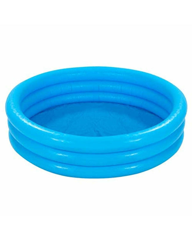 Intex inflatable children's pool with multicolour design, 114x25 cm size, suitable for garden summer fun.