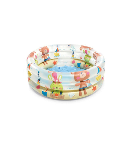 Intex inflatable animal pool toy made of 100% PVC, measuring 61 x 22 cm, suitable for outdoor play and swimming fun.