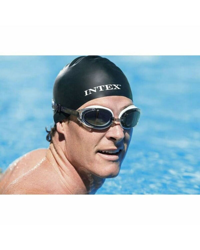 Intex Zwembril SPORT for outdoor watersports, clear plastic lenses and adjustable strap, designed for swimming and aquatic activities