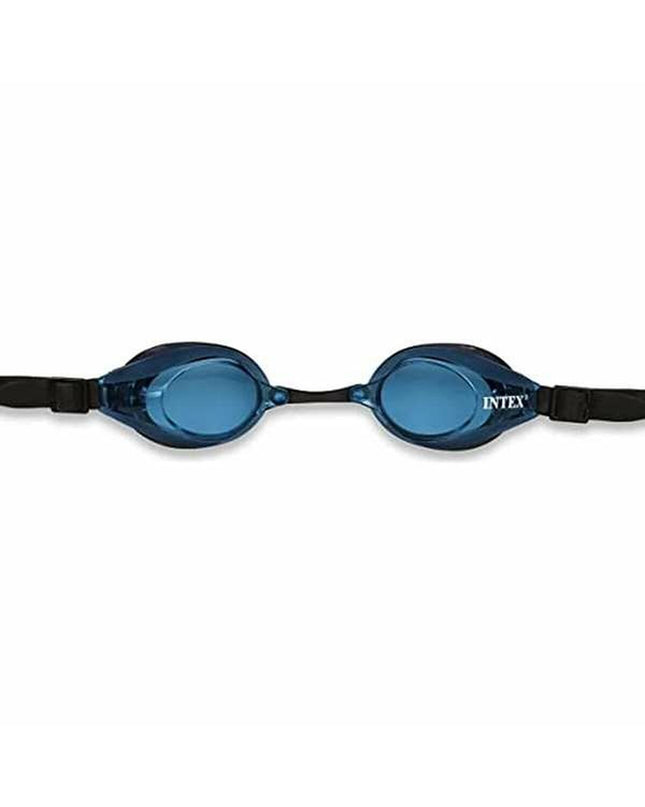 Intex kids swimming goggles for water sports, featuring a clear lens and adjustable strap for comfortable fit during outdoor water activities.