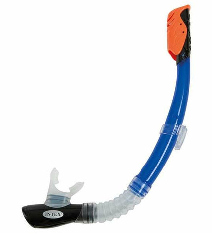 Intex Hyper-Flow snorkel tube for water sports, with adjustable mouthpiece and snorkel mask connection for outdoor aquatic adventures