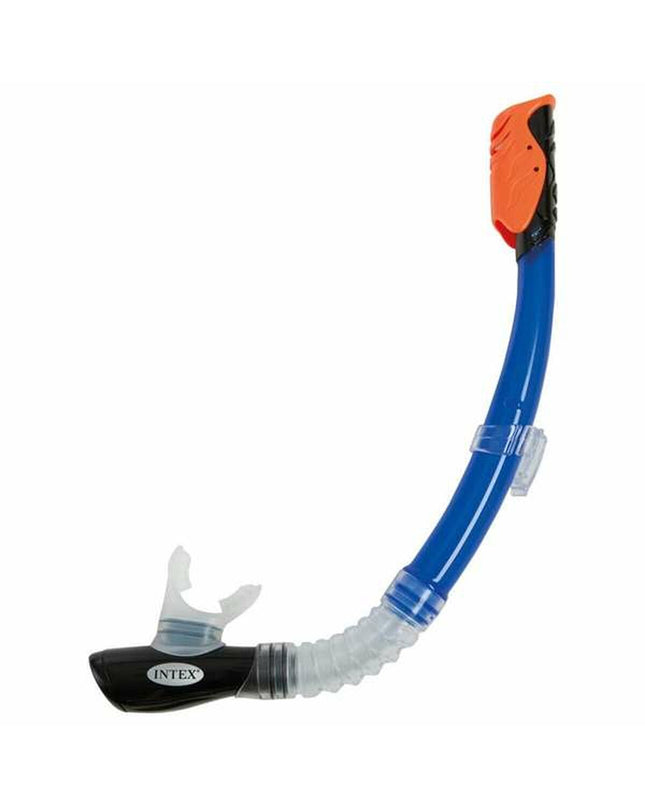 Intex Hyper-Flow snorkel tube for water sports, with adjustable mouthpiece and snorkel mask connection for outdoor aquatic adventures