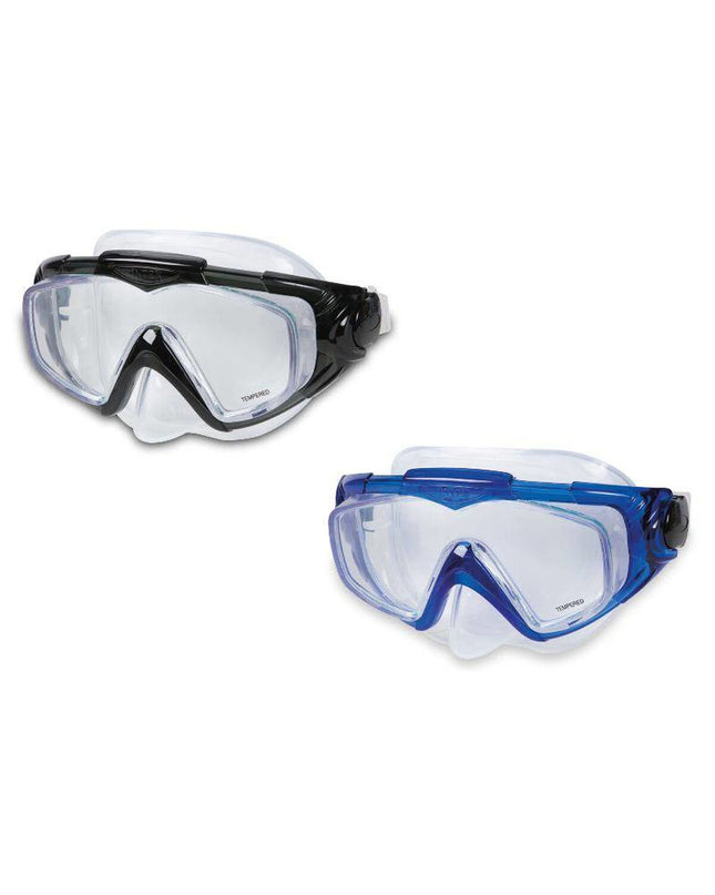 Intex Naruto Shuriken HS Fam 2.0 blue swimming goggles for kids, featuring a sporty design for watersports and outdoor swimming.