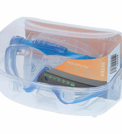 Blue Intex Naruto Shuriken HS Fam 2.0 diving goggles for water sports and outdoor activities, featuring a sporty design.