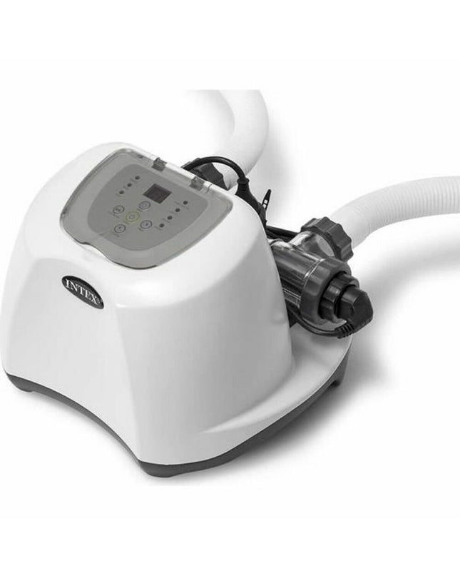 Intex zoutchloreringssysteem voor tuinzwembaden en jacuzzi's, inclusief leidingen en controleapparaat, voor schoon water.
