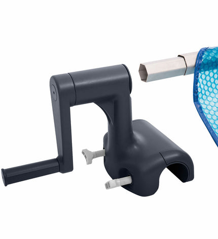 Intex pool roller for above-ground pools, measuring 20 x 24.2 x 516 cm, with a sturdy design for pool maintenance.