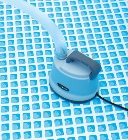 Intex Bom 28606 garden pond pump in white with power cord, suitable for pools, jacuzzis, and garden water features