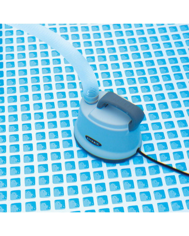 Intex Bom 28606 garden pond pump in white with power cord, suitable for pools, jacuzzis, and garden water features