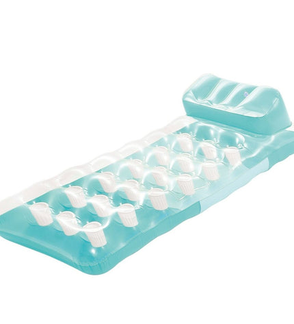 Inflatable Intex 58890EU air mattress with 18-glass design, suitable for outdoor sports and recreational activities.