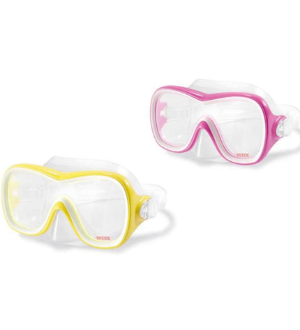 Intex Duikbril WAVE watersport diving mask with adjustable strap and clear lens for outdoor aquatic activities.